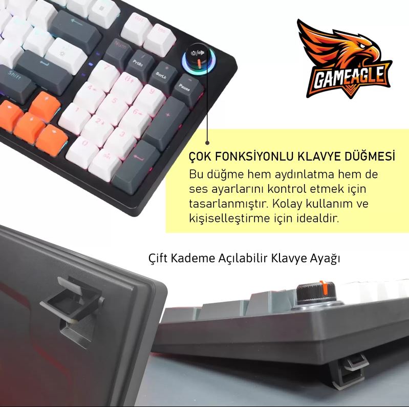 Gerçek Mekanik Oyuncu Klavyesi