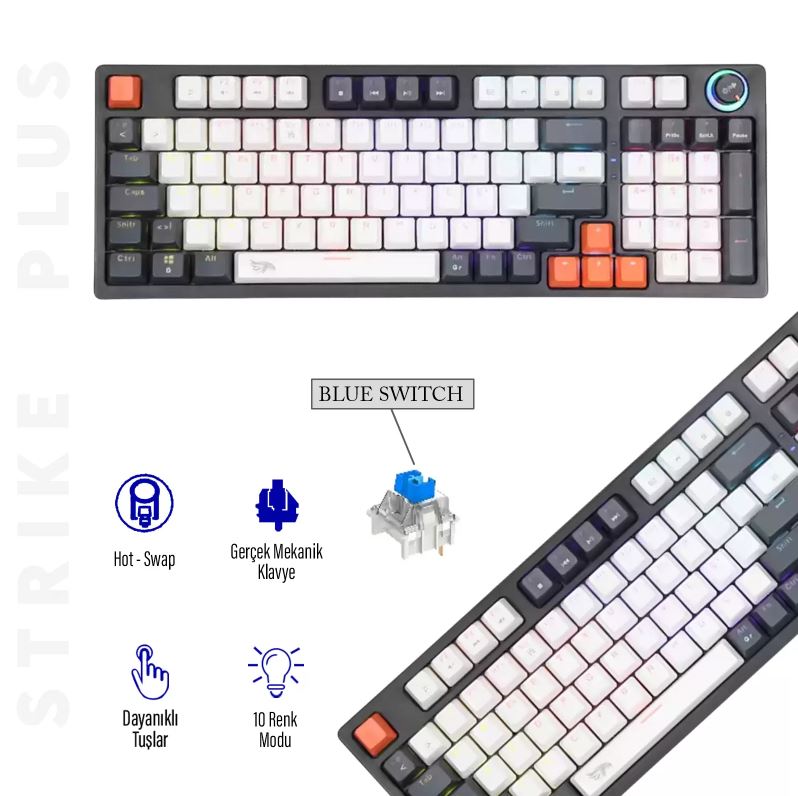 Gerçek Mekanik Oyuncu Klavyesi